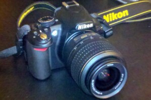 Nikon D3100 (photo taken with a Droid X)