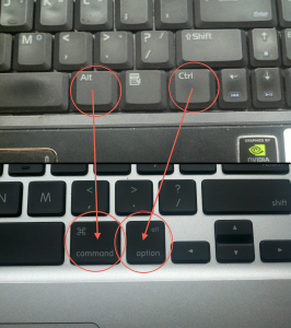 option key for mac on windows keyboard